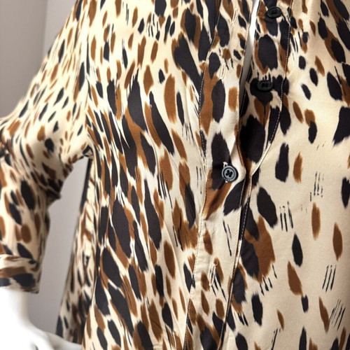 Boss Hugo Boss Silk Safari Style Dress Medium Size Like New
