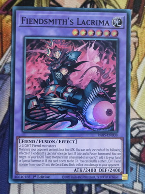 Fiendsmith's Lacrima Fusion Monster κάρτα σαν καινούργιο