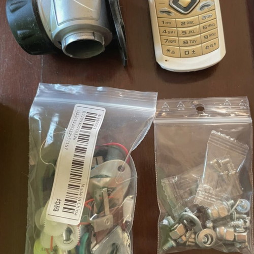 Lot of electronics for parts and DIY projects, including Walkman and Samsung phones