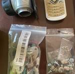 Lot of electronics for parts and DIY projects, including Walkman and Samsung phones