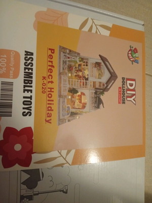 DIY Miniature Dollhouse με LED φωτισμό σαν καινούργιο, hobby craft