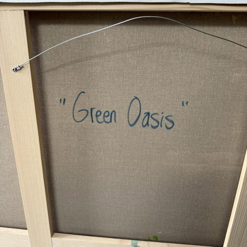 Lynn Spoor Green Oasis 2022 artwork like new