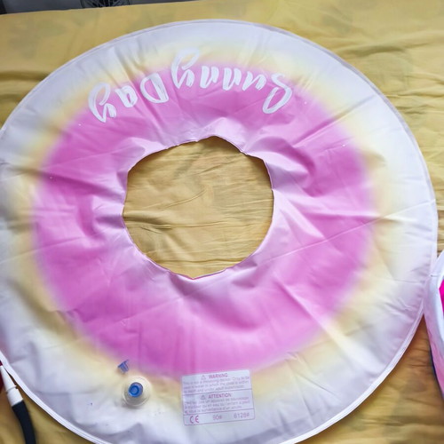 Inflatable donut ring float, 90cm