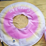 Inflatable donut ring float, 90cm