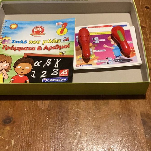 Clementoni Talking Pen with Two Interactive Board Games