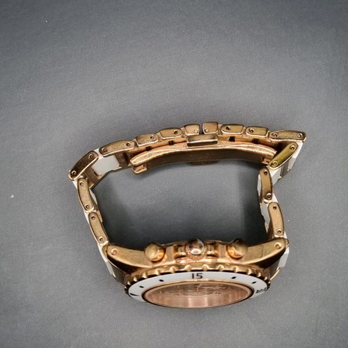 Folli Follie women's watch used, ceramic and stainless steel