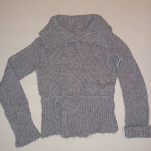 Lynne knitted cardigan used, grey, one size