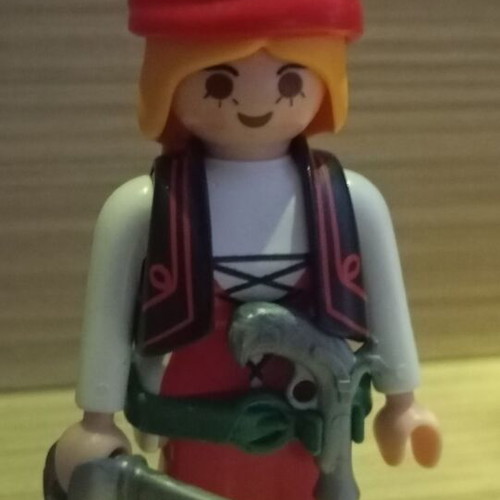 Playmobil Woman Revolution of 1821 like new, custom