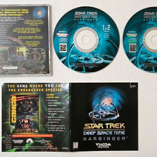 Star Trek Deep Space Nine Harbinger PC game like new