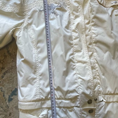 White Chiemsee jacket like new, size M, with embroidered details