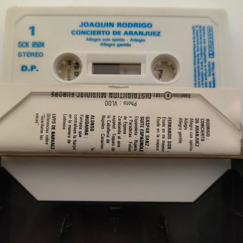 Joaquín Rodrigo Concierto De Aranjuez Cassette Tape like new, classical
