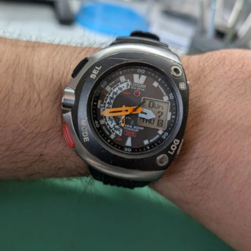 Citizen Promaster Aqualand Eco-Drive watch used
