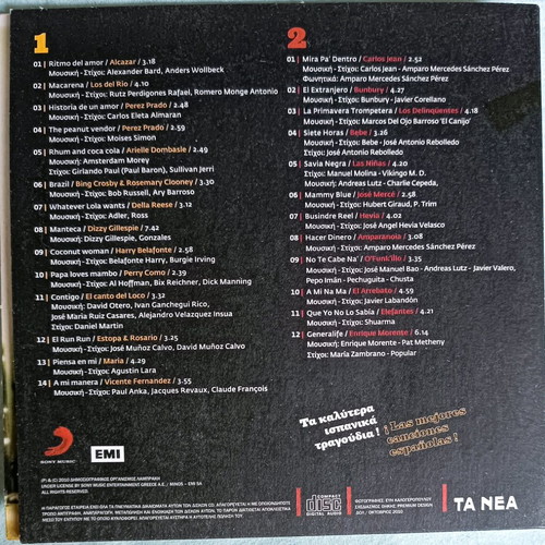 Best Spanish Songs CD used, pack of 2