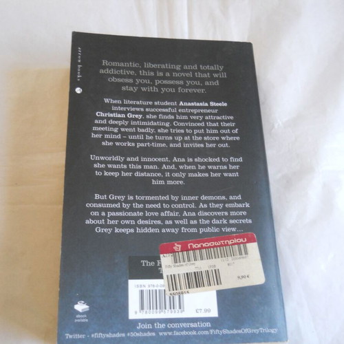 Fifty Shades of Grey used paper book by E L James
