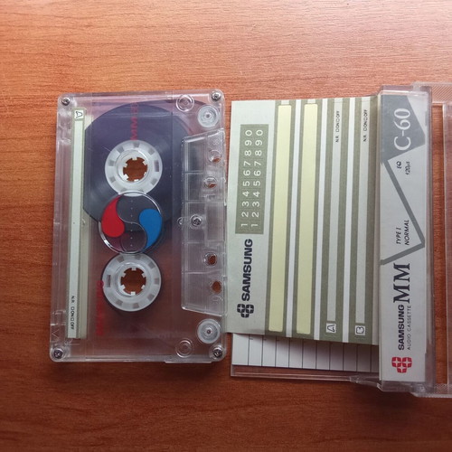 Samsung MM C-60 audio tape used, 1980s