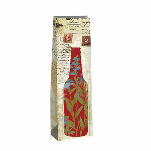 Paper gift bag for drinks new 35x11x8cm