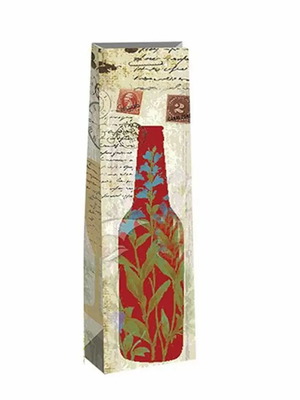 Paper gift bag for drinks new 35x11x8cm