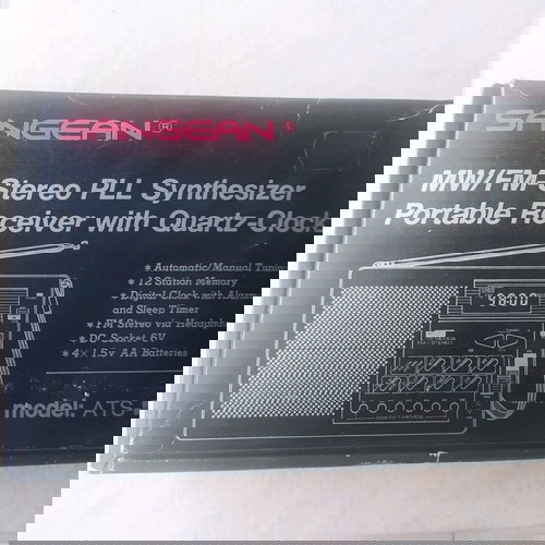 Sangean ATS-F3 Radio & Quartz Clock
