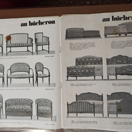 Au Búcheron furniture collectible catalog used, interwar period