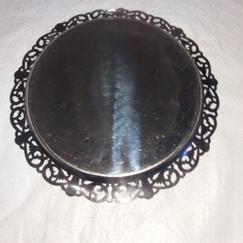 Decorative tray used, 32 cm