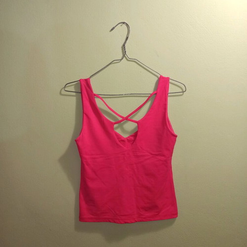 Rouge Paris fuchsia women's top no. S-M like new, open neckline