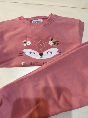 Trax tracksuit set for 2-year-old girl used