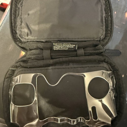 Nintendo DS case used with embroidered Mario official