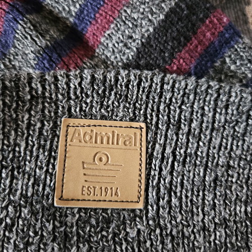 Admiral Unisex Hat with Fleece Like New, Gray Multicolor