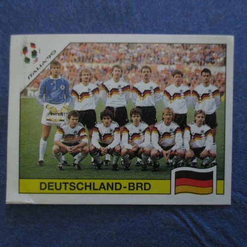 Panini Italia 90 sticker No.251 Germany team used