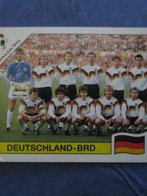 Panini Italia 90 стикер №251 отбор Германия употребяван