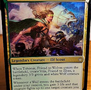 Tolsimir, Friend to Wolves. War of the Spark. Magic the Gathering