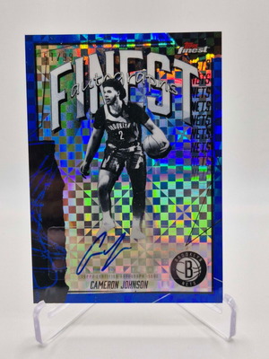 2026 Topps Finest Auto Cameron Johnson #FAU-CJ Brooklyn Nets new
