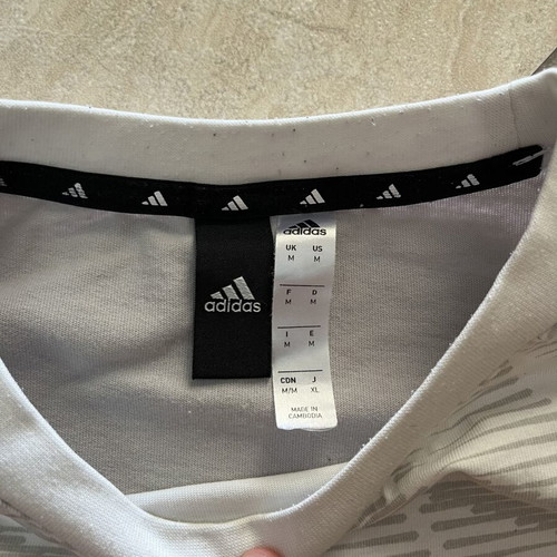 Adidas Argentina AFA Training Shirt, White/Grey, Size M