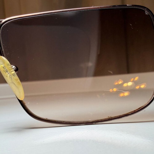 Salvatore Ferragamo men's sunglasses brown beige used