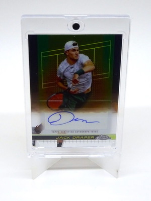 Topps Chrome Jack Draper collectible signed card new in acrylic case