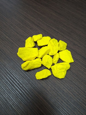 Decorative stones yellow color new