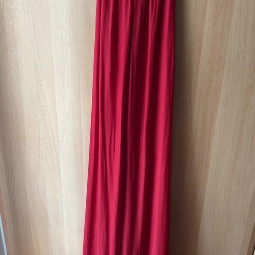 Zara maxi dress red summer like new, size L