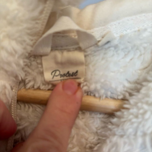 Protest fleece jacket like new, white, size 164 cm
