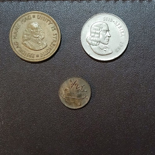 South Africa coin set 1961/1965/1970