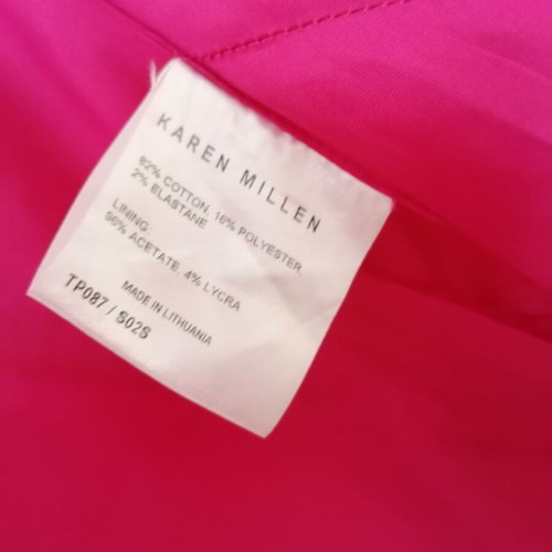 Karen Millen strapless bustier top new, fuchsia, size L