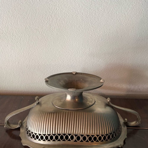 Fruit bowl tin like new with two handles