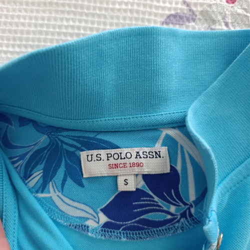 U.S. Polo Assn. Women's Polo Shirt Small turquoise like new
