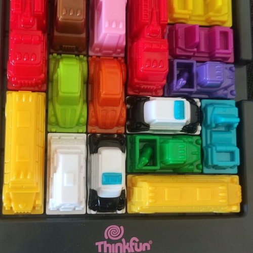Interactive toy with cars used