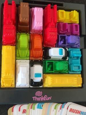 Interactive toy with cars used
