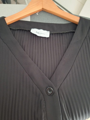 BSB Black Pleated Shirt Like New, EU 44