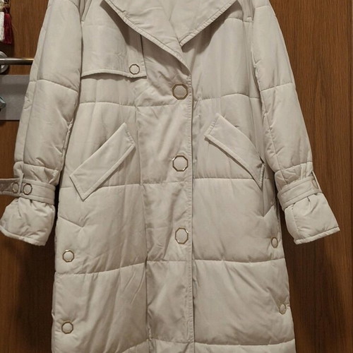 Kocca long beige jacket like new, size M