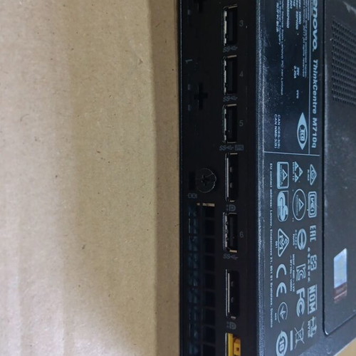 Lenovo m710q i3 7100t used desktop with 8GB RAM and 120GB SSD