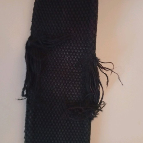 Criminal black used belt strap with studs adjustable size