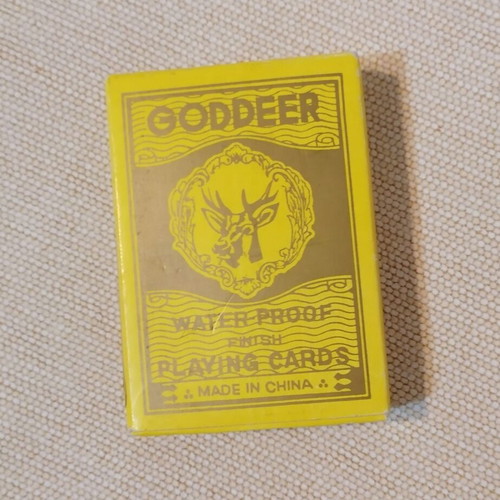 Goddeer Playing Cards new, vintage waterproof with gold edges
