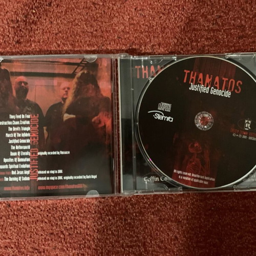 Thanatos Justified Genocide CD like new, metal